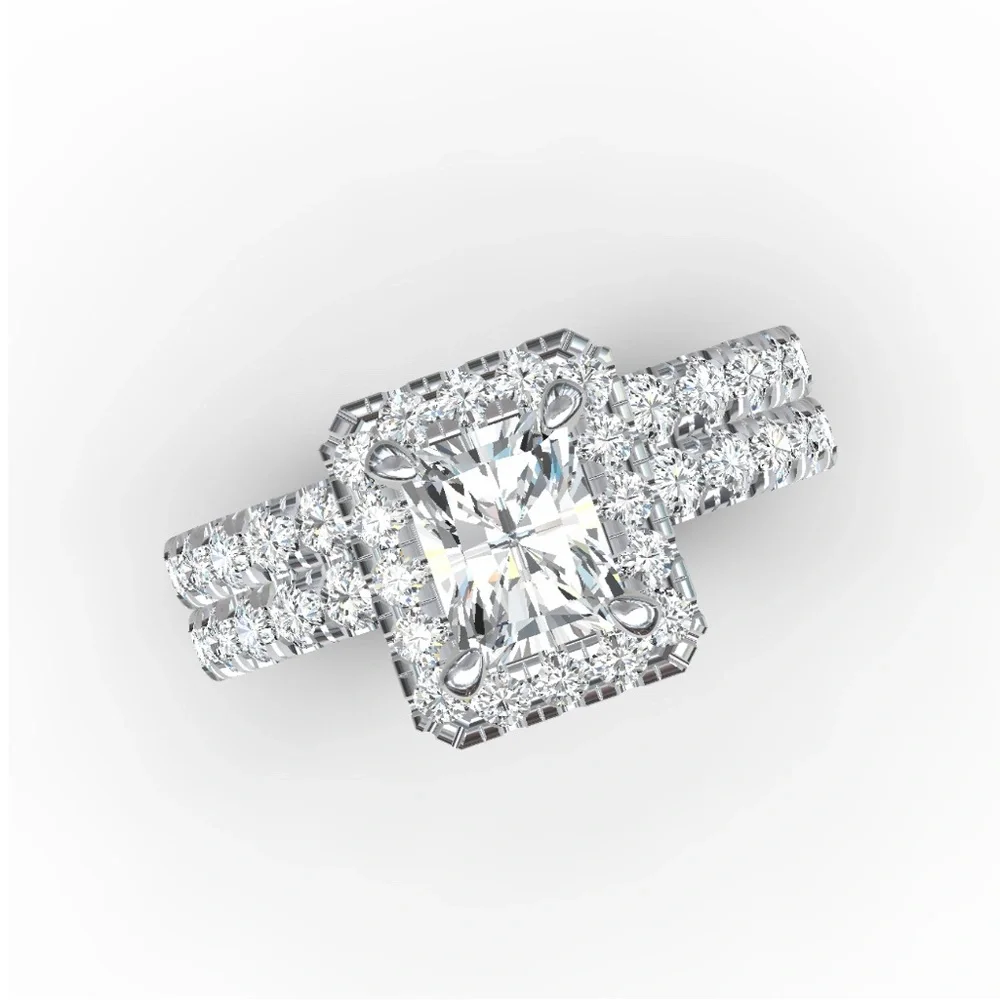 Diamond Engagement ring - Picture 1 of 5